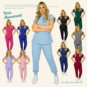 Nursing Uniforms Set Trousers Smlxlxxl Medical Workwear For Hospital Spa Beauty Staff - Product Image 2