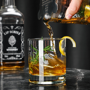 Bicchieri da Whisky in Cristallo con Logo Personalizzato, Set di Bicchieri <span class=keywords><strong>Old</strong></span> Fashioned con Fondo Spesso, Bicchierini da Vino - Product Image 4