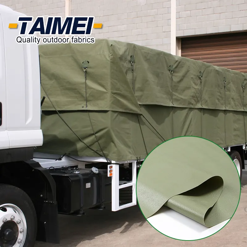 Su geçirmez kaplama PVC branda ağır hizmet tipi PVC tuval rulo kamyon kapağı için branda