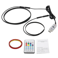 Bandes LED décoratives pour voiture Symphony, lumière ambiante USB avec télécommande