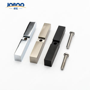 <span class=keywords><strong>Bloc</strong></span> adaptateur pivotant Connecteur de verre de douche <span class=keywords><strong>Bloc</strong></span> adaptateur mural en laiton chromé satiné pour une utilisation avec des charnières - Product Image 4