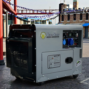 เครื่องกำเนิดไฟฟ้าดีเซลแบบปิดเสียงขนาดเล็กอัจฉริยะ 6KW 6KVA 10KW เฟสเดียว 220V แบบพกพา 50Hz สตาร์ทมือ/ไฟฟ้า พร้อมระบบ ATS - Product Image 5