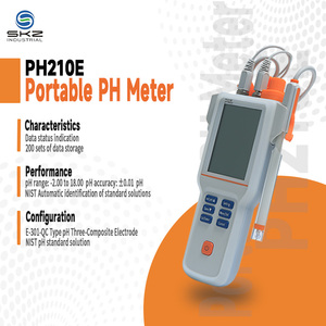P210e पोर्टेबल <span class=keywords><strong>ph</strong></span> मीटर टेम्प. <span class=keywords><strong>mv</strong></span> मीटर प्रयोगशाला जल गुणवत्ता परीक्षक 3 बिंदु कैलिब्रेशन और एक्वाकल्चर पूल परीक्षण के लिए एटीसी - Product Image 2