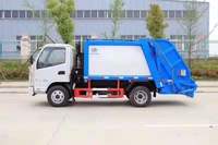 Camion Compacteur de Déchets 4x2 Direct Usine 5m³ – Camion de Collecte des Déchets Compacté pour l'Assainissement