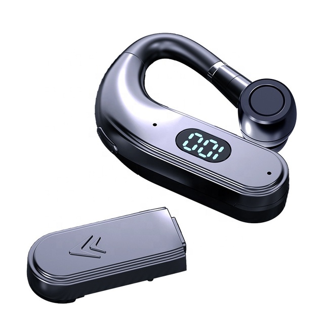 2026 New Trending Product X5 Digital Display BT Headphones Single Hang-in-ear Wireless Headset for Fashion Removable Earphones