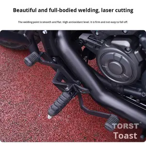 Pour QJmotor <span class=keywords><strong>Flash</strong></span> 600 : repose-pieds avant et arrière, levier de changement de vitesse, levier de changement de vitesse en acier au carbone, remplacement précis et <span class=keywords><strong>direct</strong></span> - Product Image 3