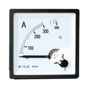 Hochwertiges AT-72 Analoges Panelmessgerät 72*72mm Klasse 1.5 Genauigkeit Kupfermaterial Spannungs- und Strommessgerät AC/DC (A V HZ KW) - Product Image 1
