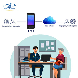 HFSecurity FP07 Android Face FAP10指紋スキャナー出席タブレットSMS機能学校用学生登録タブレット - Product Image 4