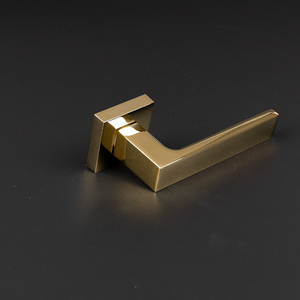 Nhà Máy Outlet Hợp kim kẽm <span class=keywords><strong>PVD</strong></span> vàng thiết kế đoạn cửa xử lý xử lý Cửa Khóa thiết lập cho căn hộ trong nhà - Product Image 4