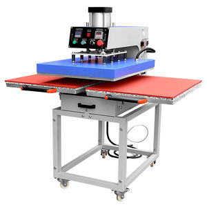محطة ضغط هيدروليكية مزدوجة من Guangdong آلية لطباعة القمصان آلة ضغط الحرارة لوحة الاستخدام - Product Image 1