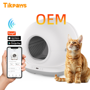 Bac à litière automatique OEM pour chat, contrôle intelligent par application, bacs à litière autonettoyants, bac à sable électronique pour chat, toilettes électroniques pour animaux de compagnie, fournitures pour chats - Product Image 1