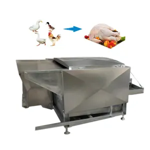 400-500 birds/hour automatic 7 rollers bird poultry plucker machine chicken defeather machine HJ-TM500