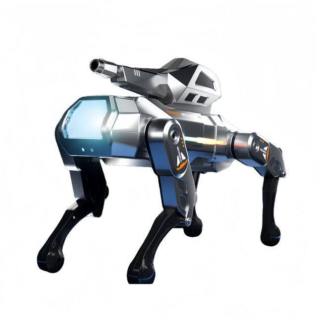 MILI AI Simulation Robot Dog Wireless Remote Control Intelligent Voice Programming Features Mechanical Design Toy