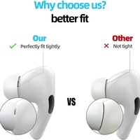 Embouts d'écouteurs de remplacement en silicone écologique, respirants, à séchage rapide, pour Air Pods Pro 3 GEN, réduction du bruit, étanches à l'eau et à la poussière