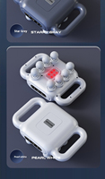 Masseur professionnel à fonction de thérapie thermique, pistolet à fascia intelligent à 8 têtes avec écran LCD pour la récupération musculaire du dos, de la taille et du corps entier