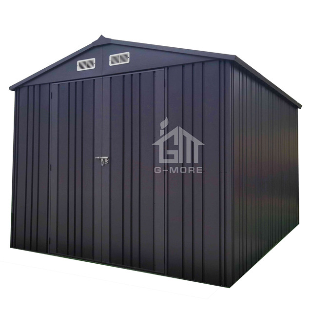 Metal Storage Shed Backyard Garden Shed WeatherProof Storage - 298X251X213CM / 9.8X8.2X7FT