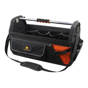 Hoge Capaciteit Elektrische Harde Bodem Stalen Buis Tool Bag Organizer Tuin Gereedschap Set Met Bag