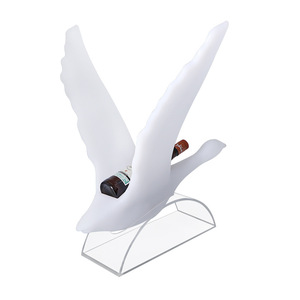 Glowing Goose Wings Wine Rack Acrylic <b>Led</b> <b>Lighted</b> Modern <b>Bar</b> Stand For Party - Product Image 5