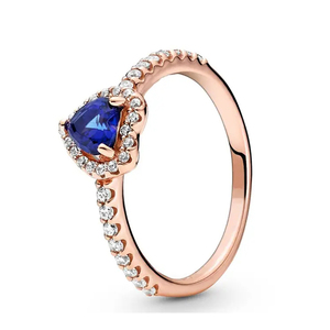 Novità in Vendita: <span class=keywords><strong>Anello</strong></span> in <span class=keywords><strong>Argento</strong></span> 925 con <span class=keywords><strong>Cuore</strong></span> e Fiore in Zircone, Misure 6789, Rosso Blu Rosa Verde, Gioielli Raffinati per Donne, Moda per Mamme - Product Image 6