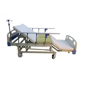 Filial Piety Nursing <b>Bed</b> 331 Steel Pipe <b>Single</b> Rock With Commode Opening For Elderly And Paralyzed Patients - Product Image 1
