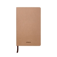 Carnet A5 ligné en cuir PU, couverture rigide, avec marque-page, papier quadrillé, cadeau d'affaires, agenda