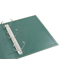 Porte-documents A4 personnalisé avec fermeture éclair 3/6 anneaux, classeur à anneaux, porte-reservations d'hôtel, étui ODM