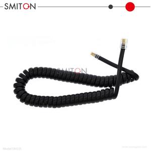 3FT RJ19 4P4C Auricular de teléfono <span class=keywords><strong>Cable</strong></span> de teléfono de bobina rizada RJ9 4P4C Macho a macho <span class=keywords><strong>Cable</strong></span> de <span class=keywords><strong>cable</strong></span> en espiral de teléfono - Product Image 4