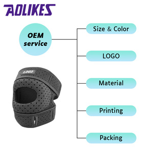 Aolikes # 7927 Sangle Rotulienne de Fitness – Protection du Genou à Double Sangle – Protection Sportive du Genou – Réglage de la Pression – Absorption des Chocs - Product Image 4
