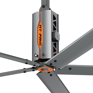 Ventilateurs de plafond HVLS RTFANS 11/13/16 pieds pour l'école, les restaurants, les centres commerciaux, ventilation, options de taille 3.3 / 4.0 / 4.7 mètres - Product Image 1