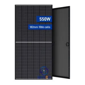 Brezilyalı pazar panelleri siyah 550 hücre için 550 w 560w 550 w Painel güneş Inmetro 550 W Mono Perc Watt güneş paneli 144 Inmetro