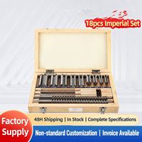 ANDUUK Vente directe usine Tebak Offre Spéciale : Kits de broches à rainures 21 pièces, avec bagues et calibres pour outils industriels