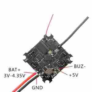 Happymodel Mobula6 <span class=keywords><strong>crazybee</strong></span> <span class=keywords><strong>F4</strong></span> Lite 1S ตัวควบคุมการบิน AIO ESC 25mW vtx frsky D8ที่เข้ากันได้ RC FPV - Product Image 5