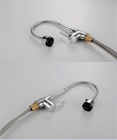 Robinet de cuisine monocommande en laiton, 2 modes de pulvérisation, design moderne, mitigeur chaud/froid, flexible et pivotant, prix usine, garantie 5 ans