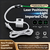 Lumière de guidage laser verte à montage magnétique | Projecteur croisé et linéaire pour machine à coudre et lit de découpe de tissus