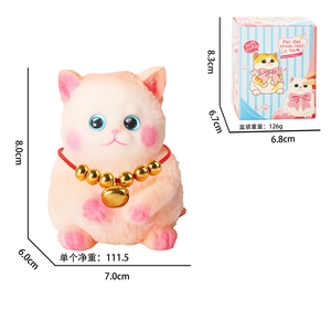ของเล่นบีบคลายเครียดรูปสัตว์น่ารัก แมวและหมู ตุ๊กตาบีบรูปสัตว์แสนน่ารัก ของเล่นบีบรูปสัตว์ - Product Image 3