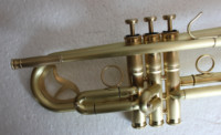 Tide Music Professional B Flat Trumpet Original Brass Brush Lacquered With Amado Drainage System TR8450