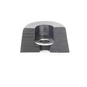 Patins en caoutchouc TPR noirs antidérapants de qualité industrielle pour pieds de <span class=keywords><strong>chaise</strong></span>, résistants à la pression, avec vis - Product Image 2