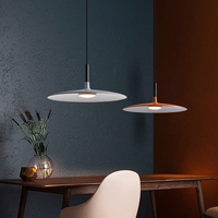 Lustre en fer de style industriel en forme de soucoupe volante, finition dorée, luminaire suspendu facile à installer pour la maison, le bar et la chambre