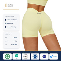 Soutien-gorge de sport sans couture à col en V et dos carré découpé pour femme, fines bretelles réglables, coussinets amovibles, logo personnalisé, OEM, vêtements de sport en gros