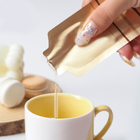 Sachets en plastique en aluminium de forme unique, thermoscellables, pour cosmétiques, boissons, jus, emballage liquide