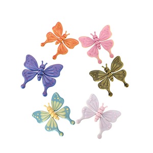 Adorno de Mariposa Móvil Creativo Impreso en 3D - Figura Decorativa de Escritorio con Articulaciones Flexibles Iridiscentes en Degradado - Product Image 2