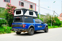 Tente de toit rigide pour camping-car Hunttoo, tente de toit pour 2 personnes, pliable, pour remorque de camping-car, tente pop-up pour pick-up