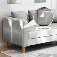 Ruban anti-rayures chat et chien 30 cm X 300 cm clair protecteurs de meubles gardes anti-rayures pour meubles canapé porte d'angle