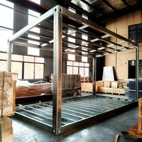 Maisons modulaires préfabriquées avec structure en acier galvanisé Q235, maison modulaire en conteneur moderne