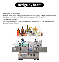 Machine d'étiquetage automatique industrielle professionnelle pour bouteilles en verre, flacons, boîtes, avec code-barres, fabrication chinoise