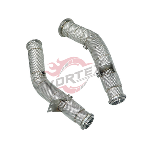 ท่อไอเสีย Vortex High Performance พร้อมแผ่นกันความร้อนแบบตรง สำหรับ Mercedes-Benz C43 C450 W205 พวงมาลัยซ้าย สำหรับการดัดแปลงรถยนต์ - Product Image 2