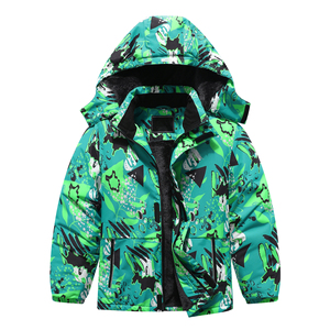 Nouveau Style extérieur à capuche Double fermeture éclair garçons veste <span class=keywords><strong>enfants</strong></span> chaud extérieur Ski <span class=keywords><strong>coupe</strong></span>-<span class=keywords><strong>vent</strong></span> veste <span class=keywords><strong>coupe</strong></span>-<span class=keywords><strong>vent</strong></span> pour garçons et filles - Product Image 3