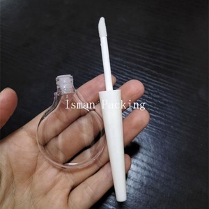 ISMAN 6ml Tube de brillant à lèvres vide en forme de sucette Kawaii pour enfants, rose bonbon et blanc, vente en gros, qualité professionnelle supérieure - Product Image 4