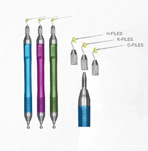 Support <span class=keywords><strong>2</strong></span>-en-<span class=keywords><strong>1</strong></span> pour microscopes et instruments endodontiques, <span class=keywords><strong>1</strong></span> pièce à main, 6 sondes de nettoyage de canaux radiculaires, outils dentaires réutilisables à commande manuelle K/H/C - Product Image 1