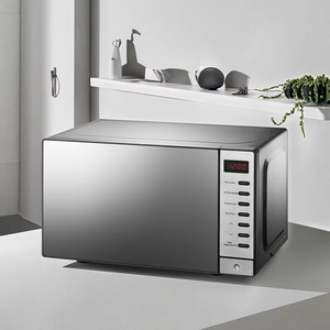 High Quality 20L 240V/50HZ Mechanical Control Stainless Steel Countertop Microwave Oven Home Use 700W Child <b>Lock</b> Kitchen Microwa - Product Image 2